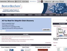 Tablet Screenshot of bostonbiochem.com